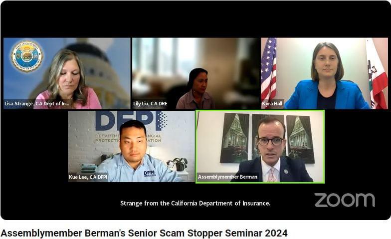 Asm. Berman Senior Scam Stopper Seminar