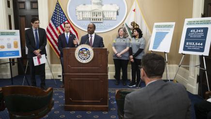 SPI Thurmond speaks at computer science education for all press conference 