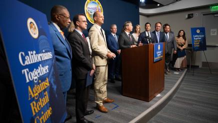 Retail theft press conference 