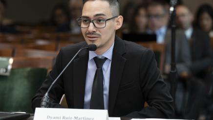 Master Plan for Higher Education Select Committee Dyami Ruiz Martinez Photo