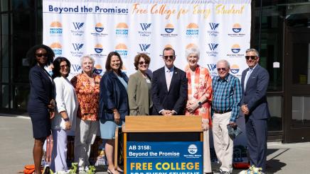 Group photo of Asm. Berman and attendees