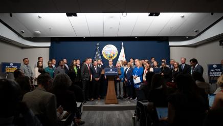 Redistricting Press Conference Wide photo