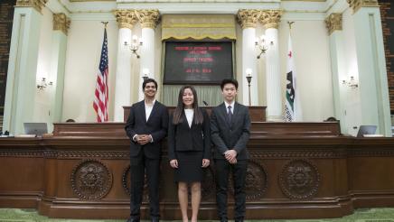 Assemblymember Berman with District Office InternsAssemblymember Berman with District Office Interns