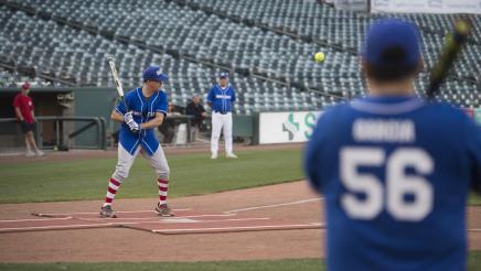 Berman Plays in Annual Legislative Softball Match