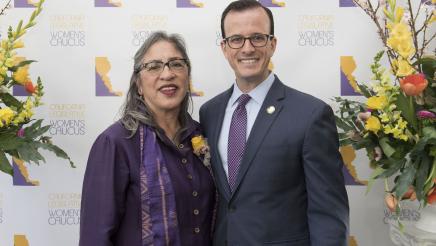 Assemblyman Berman with Luisa Buada Woman of the Year 20018