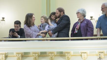 Assemblymember Berman at Bone Marrow Donation Awareness Month at the Capitol