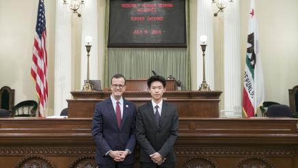 Assemblymember Berman with District Office Interns