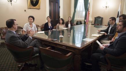 Assemblymember Berman hosts Stanford University Students at the Capitol