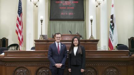 Assemblymember Berman with District Office Interns