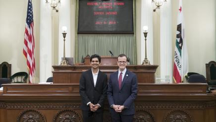 Assemblymember Berman with District Office Interns