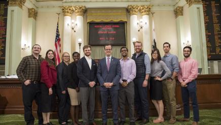 Assemblymember Berman Welcomes Students From The Bio-sciences Association To The State Capitol