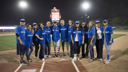 Berman Plays in Annual Legislative Softball Match