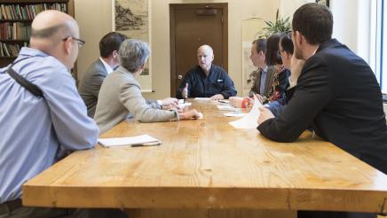 The Legislative Jewish Caucus Meets With Governor Brown