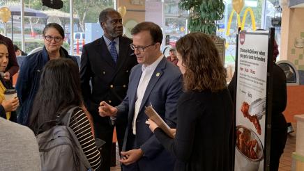 Berman Hosts Community Coffee in East Palo Alto