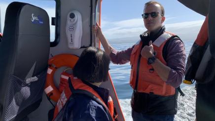 Assemblymember Berman Tours San Mateo County Harbor District