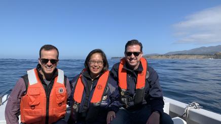 Assemblymember Berman Tours San Mateo County Harbor District