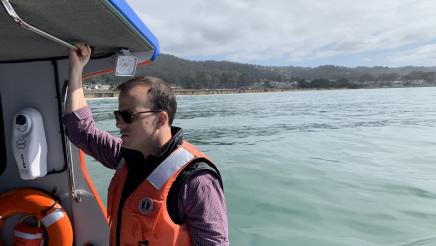 Assemblymember Berman Tours San Mateo County Harbor District