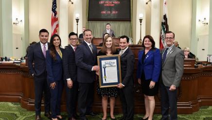 Assemblymember Berman at LGBT Awards