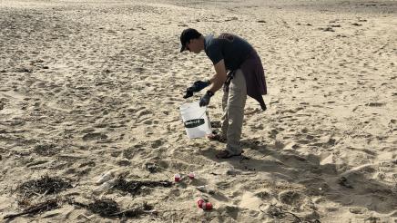 Berman Joins Coastal Cleanup Day Effort at Tunitas Creek Beach
