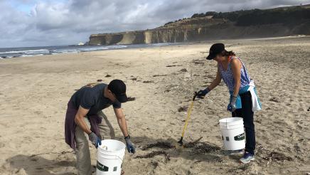 Berman Joins Coastal Cleanup Day Effort at Tunitas Creek Beach