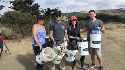Berman Joins Coastal Cleanup Day Effort at Tunitas Creek Beach