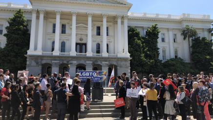 Berman Speaks at LGBTQ Advocacy Day Rally 