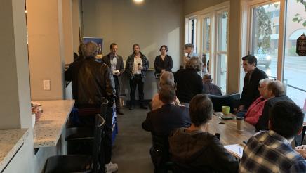 Berman Hosts Community Coffee in Sunnyvale